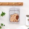 Toalla de Mano de Capibara para Uso en Casa, Toalla de Mano de Cocina de Coralina para Colgar, Absorbente y Libre de Pelusa, Toalla de Baño
