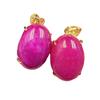 Colgante de jade con forma de huevo optimizado al por mayor, electrochapado al vacío, colgante rosa púrpura, colgante de collar de jade flor de melocotón, colgante de jade
