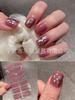 Atacado de fábrica 14 pequenos adesivos autoadesivos para unhas, adesivos de unhas removíveis rasgáveis, fornecimento transfronteiriço, película de esmalte
