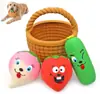 Brinquedo de Látex para Pet com Som de Fruta Desenho Animado