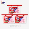 Omo Bolinhas de Lavar Sakura Caixa com 50 Peças Detergente Concentrado, Esterilização, Remoção de Ácaros, Maciez e Perfume, Três-em-Um