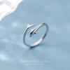 Anel de Prata S925 Nalan Feminino Estilo K Estilo Oceano Fresco Brilhante Menina Golfinho Mão Aberta Joia J6668