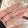 Nuevo Collar de Múltiples Colgantes de Calabaza Calada Incrustada de Diamantes, Versátil, Estilo Simple, Moderno, Lujo Ligero, Nicho, Cadena para Clavícula de Nuevo Estilo Chino