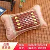 Alfombrilla Refrigerante de Bambú con Hojas de Té de Verano Almohada Almohada Dura Individual Verano Adulto Mahjong Seda Helada Ratán Fresco Dormitorio Almohada para Estudiante