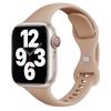 Cintura Delgada Hebilla de Mariposa Correa de Silicona Adecuada para Apple Watch Series 10 y 11, iWatch Ultra, Pulsera de Figura de Ocho