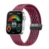 Para Huawei Watch Fit3 Correa de Silicona Huawei Fit3 Hebilla Magnética Plegable Correa de Agujeros de Silicona Transpirable