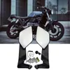 Espejo Retrovisor de Motocicleta Modificado Nuevo Espejo Hoja Estilo Mejorado Espejo Retrovisor Aleación de Aluminio Campo de Visión Amplio Espejo Lateral Reversible