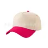 2025 Gorra de Béisbol Rígida de Cinco Piezas de Algodón Puro con Combinación de Colores Transfronteriza Gorra Trucker Bordada con Placa Ligera Estilo Unisex Casual