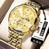Poedagar/Marca Suiza 939 Reloj Multifuncional de Moda para Hombre Impermeable Luminoso de Cuarzo