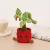 Produto Novo 2026: Caixa de Armazenamento de Tulipa Crochê à Mão, Produto Acabado em Lã Tricotada, Presente Famoso na Internet, Decoração de Vaso de Planta