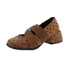 Elegantes sapatos Mary Jane, estilo feminino, nova coleção de outono, sapatilhas de bico raso, design de bolinhas doce e gracioso, característica simples de aumento interno de altura, 2026