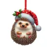 Colgante Plano de Animales del Mundo de Acrílico Nuevo Transfronterizo Decoración de Árbol de Navidad Fiesta Navideña Colgante Plano