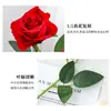 Parede de Flores Artificiais de Rosa de Haste Única Transfronteiriça Suprimentos para Decoração de Casamento Flores Artificiais Decoração de Casa Fundo Flores Artificiais