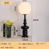 Italiano retro design romano coluna lâmpada de assoalho personalidade moderna modelo inquilino quarto estudo decoração candeeiro de mesa vertical