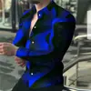 AliExpress 2023 nuevo transfronterizo Hombre talla europea estampada hawaiana otoño floral manga larga camisa cárdigan hombre
