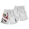 Shorts Deportivos de Verano para Hombre, Estilo Chino, Danza del León, Secado Rápido, Sueltos, Finos, para Playa