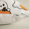 Funda de Almohada de Calabaza de Halloween en Stock, Cojín de Sofá Acolchado Bicolor, Textil para el Hogar Recomendado Transfronterizo, Decoración para Fiestas Navideñas