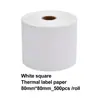 Para papel de etiqueta térmica da impressora D100, papel de etiqueta térmica adesiva