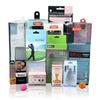 Caja plegable portátil transparente de PVC simple, caja de plástico para regalo con asa, caja de embalaje para regalo cosmético
