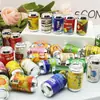 Botella de bebida de simulación para manualidades, accesorios de joyería, llavero de tienda de conveniencia hecho a mano, materiales de decoración colgante