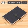 Caderno A5 personalizado com fivela e toque de pele, bloco de notas B5 para escritório, caderno personalizado com superfície macia e logotipo impresso