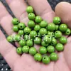 Verde Oliva 8mm Jade Sintético Contas Soltas Verde Fruta Pulseira Colar Acessórios de Joias Contas DIY Contas Feitas à Mão