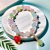 Pulseira Princesa Fofa Cor de Doce para Melhores Amigas, Pulseiras de Contas para Crianças, Doce e Sofisticada, Bijuterias Versáteis para Barracas