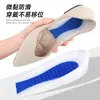 Almohadillas de Talón de Silicona, Almohadillas de Talón de Corazón Blanco Azul, Absorción de Impactos Suave, Almohadillas Protectoras para Talón, Al por Mayor en Stock