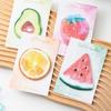 Notas Adhesivas de Frutas Creativas Ins Calcomanías de Dibujos Animados Etiquetas con Formas Especiales Notas Adhesivas Lindas Papel para Notas de Mensajes de Estudiante al Por Mayor