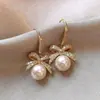 Pendientes de Perla Estilo Francés para Mujer 2025 Nuevos Populares Pendientes de Alta Gama con Diseño de Borla, Elegantes Accesorios para Orejas de Lujo Ligero de Nicho