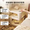 Mesita de Noche Alternativa Lujo Alto Gama Pequeña Artesanía de Hierro Hogar Dormitorio 2026 Venta Caliente Mini Estante de Almacenamiento para Mesita de Noche
