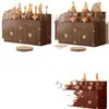 Mesa de Altar de Madera Maciza para Uso Doméstico con Portaincienso, de Doble o Triple Nivel, con Cajón y Tablero Deslizante para Estatuas de Guanyin y Dios de la Riqueza