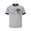 Camiseta de manga corta de dibujos animados para mujer, verano 2026, corte holgado, adelgazante, top para mujer de talla grande, moderno, camiseta de hombro normal para mujer, talla grande