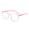 Gafas de estilo moderno con montura cuadrada TR90, gafas planas, antiazules, 2385