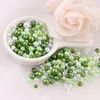4/6/8/10mm Agujero Recto Perla de Imitación Redondas de Colores Materiales para Cuentas Hechas a Mano Pulsera Collar Accesorios para el Cabello Accesorios DIY