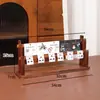 Suporte de Joias de Madeira Madeira Maciça Em Estoque Suporte de Brincos Stand de Exibição de Armazenamento Display de Banca Clipe de Orelha Suporte para Brincos Suporte de Exibição
