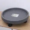 Bandeja Redonda para Vaso de Flores com Rodas, Móvel, Espessada, Diâmetro Grande, Rodas Universais, Base Resistente para Vaso de Plantas