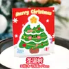 Notas Adhesivas Navideñas de Dibujos Animados Lindo Papá Noel Notas Adhesivas Reutilizables Cuaderno Regalo Navideño para Estudiantes Notas de Regalo