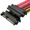 SATA3.022P transmissão simultânea de energia e dados 7+15 macho para fêmea adaptador de disco rígido conector de disco rígido SATA