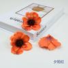 Flor de amapola de otoño artificial al por mayor Guirnalda Accesorios para tocado hechos a mano Multicolor Flor pequeña Flor decorativa para sombrero Flor de seda