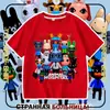 Nueva camiseta de manga corta para niños del juego de Roblox Animal Hospital, top moderno