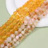 Cuentas Sueltas de Cristal Citrino Amarillo Torre Natural Crudo, Materiales Minerales Seleccionados Cuidadosamente, Pulido Fino, con un Tacto Cálido y Suave, Materiales para Joyería DIY