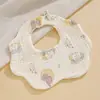 Toalha antiderrapante classe A babador de bebê de algodão gaze macia ajustável atacado produtos para bebês babadores infantis