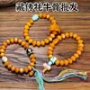Cuentas budistas de hueso de yak del Tíbet, estilo étnico vintage desgastado, para llevar en la mano, accesorios decorativos, artículo popular para venta al por mayor