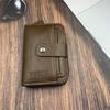 Cartera corta para hombre transfronteriza, tarjetero tipo organigrama de negocios transfronterizo, patrón de piel de cordero suave, monedero multi-tarjeta, tarjeta de hombre