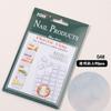 Pieza de arcilla para decoración de uñas al por mayor, plastilina verde y rosa, pieza de práctica, pegatina adhesiva fija, herramientas de arcilla blanca
