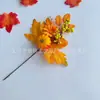 Flores Decorativas de Ação de Graças para Novos Produtos Transfronteiriços Galhos de Outono Decorações do Festival da Colheita Festival da Abóbora Folhas de Bordo Halloween Galhos Curtos