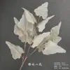 Arranjo de Chão com Flores Artificiais Cor de Champanhe, Rosa de Casamento, Hortênsia, Material de Flores para Corredor de Teto, Arranjo de Decoração para Auditório