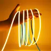 DC5V Resaltado 5mm FCOB Tira de Luz Suave Rojo Verde Azul Amarillo Monocromática Sin Punto Oscuro Decoración Tiras LED USB