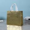 Bolsa no tejida bolsa de regalo transfronteriza en stock suministro precio grande excelente revestida aluminizada bolsa de compras láser